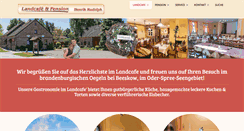 Desktop Screenshot of landcafe-rudolph.de